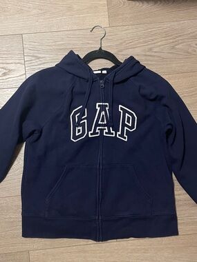 GAP Navy Full-Zip Hoodie with Logo